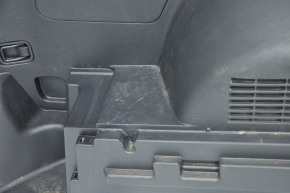 Left arch trim Hyundai Santa FE 19-20 black crack, scratches, broken fasteners
