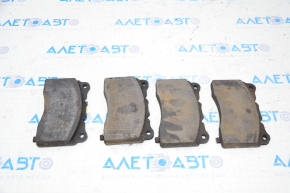 Front brake pads 4pcs set Tesla Model X 16-21 6mm