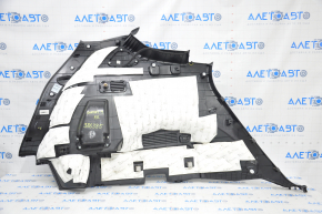 Right arch trim Hyundai Santa FE 19-20 black crack, broken fasteners, scratches