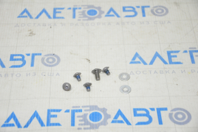 Glass hardware door triangle rear left Tesla Model X 16-21 7 pcs set