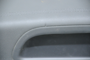 Door trim card rear right Hyundai Santa FE 19-20 black, dents on leather