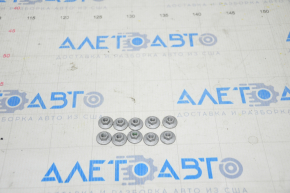 Upper glass nuts for rear left door Tesla Model X 16-21 10 pcs set