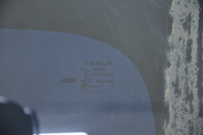 Glass door rear left upper Tesla Model X 16-21 type 1