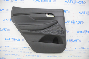 Door trim card rear left Hyundai Santa FE 19-20 black, scratches