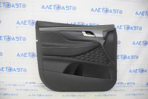 Door trim card front left Hyundai Santa FE 19-23 black, scratches