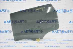 Glass of the rear left door Hyundai Santa FE 19-23 tinted