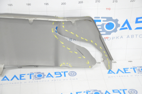 Front bumper lip trim Hyundai Santa FE 19-20 structure fracture, broken fastening, filed