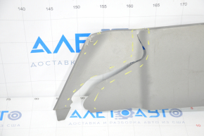 Front bumper lip trim Hyundai Santa FE 19-20 structure fracture, broken fastening, filed
