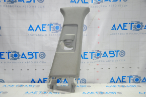 Center pillar trim upper belt right Acura MDX 14-20 gray, for dry cleaning