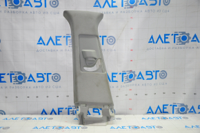 Center pillar trim upper belt left Acura MDX 14-20 gray, for dry cleaning