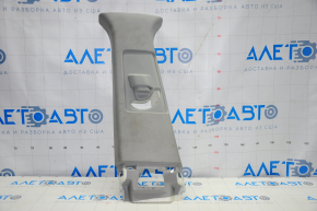 Center pillar trim upper belt left Acura MDX 14-20 gray, for dry cleaning