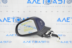 Side mirror left Hyundai Santa FE 19-19 5 pins, BSM, blue