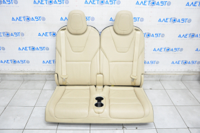 Rear row of seats 3 row Tesla Model X 16-21 leather beige