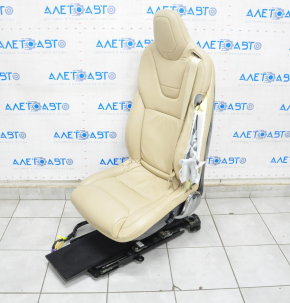 Rear row of seats 2 row left Tesla Model X 16-21 type 2, leather beige, electric, shot