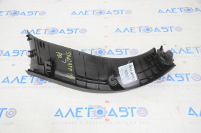 Trunk door trim right Hyundai Santa FE 19-23 black