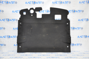 Floor mat for Hyundai Santa FE 19 trunk - black dented