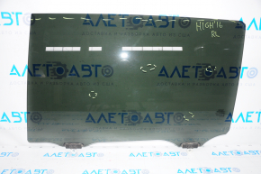 Glass of the rear left door Toyota Highlander 14-19 factory tinted, scratches