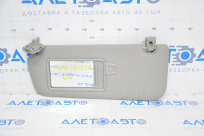 Left visor Hyundai Santa FE 19-23 gray