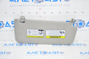 Left visor Hyundai Santa FE 19-23 gray