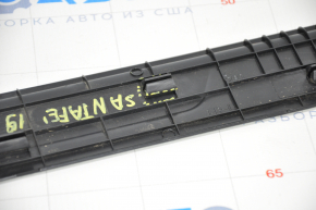 Door sill trim front left outer Hyundai Santa FE 19-23 black fastening break