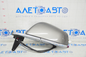 Side mirror left Tesla Model X 16-21 13+1 pins, brown + chrome, heated