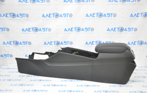 Central console armrest Hyundai Santa FE 19-20 black leather