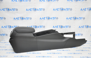 Central console armrest Hyundai Santa FE 19-20 black leather