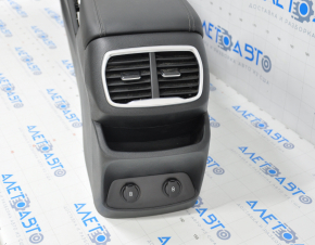 Central console armrest Hyundai Santa FE 19-20 black leather