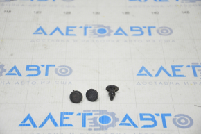 Tesla Model X 16-21 Rear Bumper Lower Clips 3 pcs incomplete