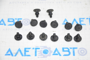 Clip for fastening the rear mudguard liner left Tesla Model X 16-21 14 pcs