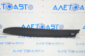 Front pillar trim upper left Tesla Model X 16-21 under visor, black, broken fastener
