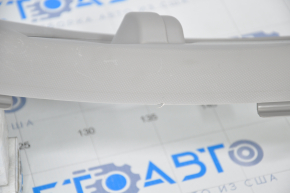 Upper center pillar trim left belt Hyundai Santa FE 19-23 gray scratches, plastic turned white