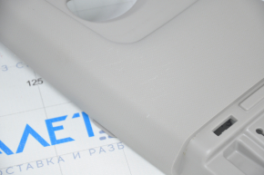 Upper center pillar trim left belt Hyundai Santa FE 19-23 gray scratches, plastic turned white