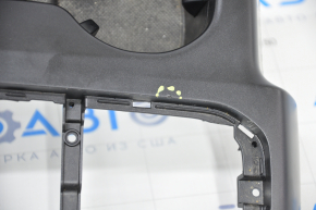 Central console trim with cup holders Hyundai Santa FE 19-20 poke, paint peeled off