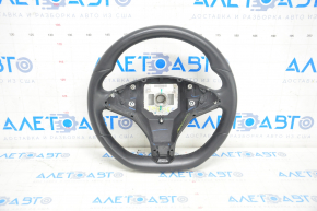 Steering wheel naked Tesla Model X 16-21 leather black type 1
