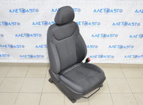 Passenger seat Hyundai Santa FE 19-20 without airbag, black cloth, without heating, mechanics