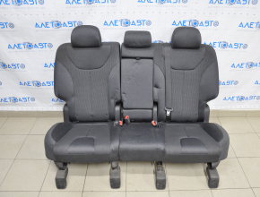 Rear row of seats 2 row Hyundai Santa FE 19-20 cloth black, without electric folding