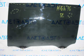 Glass of the rear left door Toyota Highlander 14-19 factory tinted, scratches
