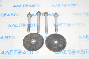 Rear Subframe Mounting Bolt 4pcs Set Tesla Model X 16-21 with Washer, Rusty