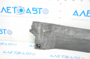 Right threshold Tesla Model X 16-21 structure, dented, tear, broken fastener, scratches