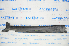 Right threshold Tesla Model X 16-21 structure, dented, tear, broken fastener, scratches