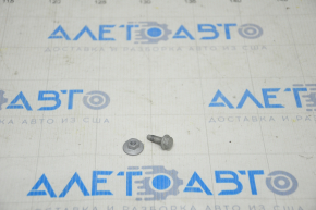 Tesla Model X 16-21 Driver's Foot Rest Panel Hardware 2 pcs set