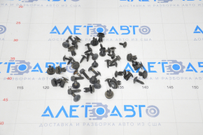 Hardware for rear bumper Hyundai Santa FE 19-20 incomplete