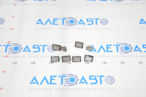 Clips for fastening the wing arch lining, front left Hyundai Santa FE 19-23, incomplete