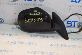 Side mirror right Nissan Leaf 13-17 5 pins, heated, black KH3