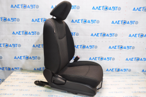Passenger seat Nissan Leaf 13-13 without airbag, heating, cloth black, mechanical