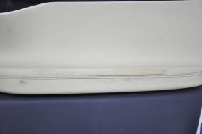 Door trim card front right Tesla Model X 16-21 beige+black, with window lift control, chemically treated, scratch