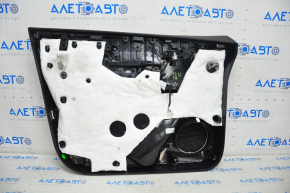 Door trim card front right Tesla Model X 16-21 beige+black, with window lift control, chemically treated, scratch