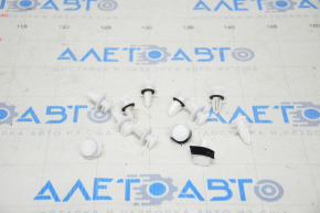 Door trim clips rear left Tesla Model X 16-21 12 pcs incomplete