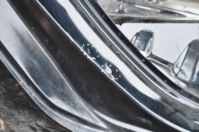 Quarter wing rear right Nissan Leaf 13-17 black KH3 on the body, dents